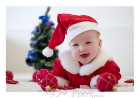 Счастливый ребенок с Новым Годом Счастливый ребенок с Новым Годом